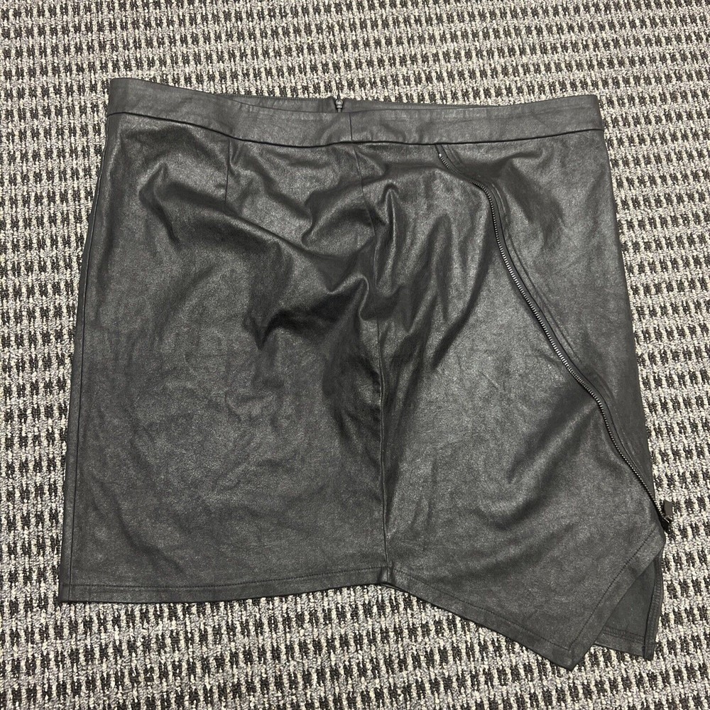 Junarose Black Fitted Above The Knee Skirt Size 2X